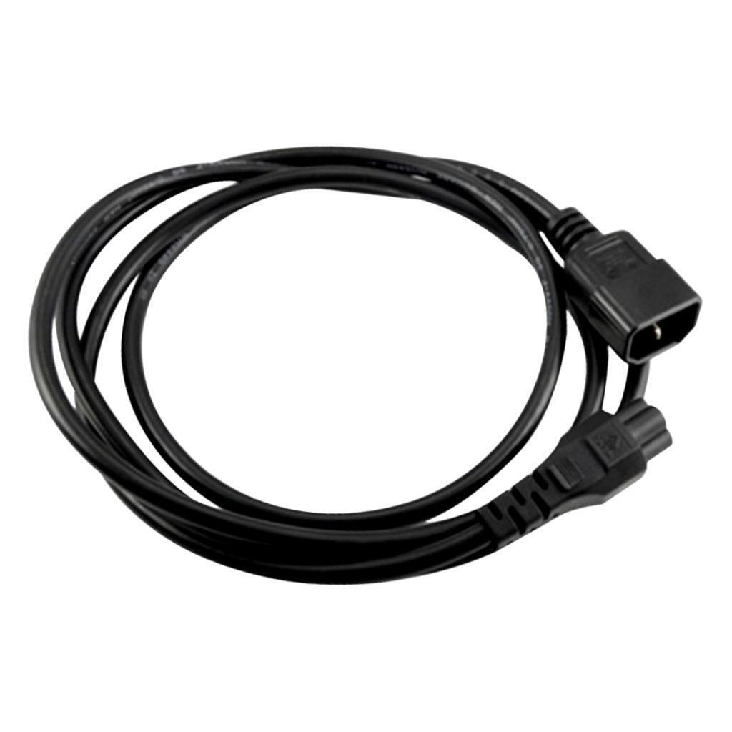 IEC 320 C14 To C5 AC Power Cord Extension Cable For UPS PDU PC