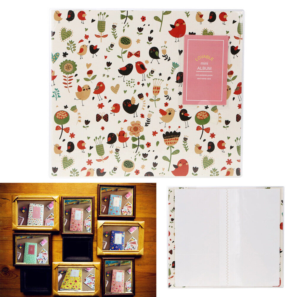 84 Pockets Mini Album Storage Case Photo Container for Instax (White)