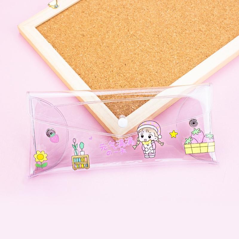 Wateproof Cosmetics Pouch Portable Mini Clear Coin Purse Clear PVC Pencil Bag