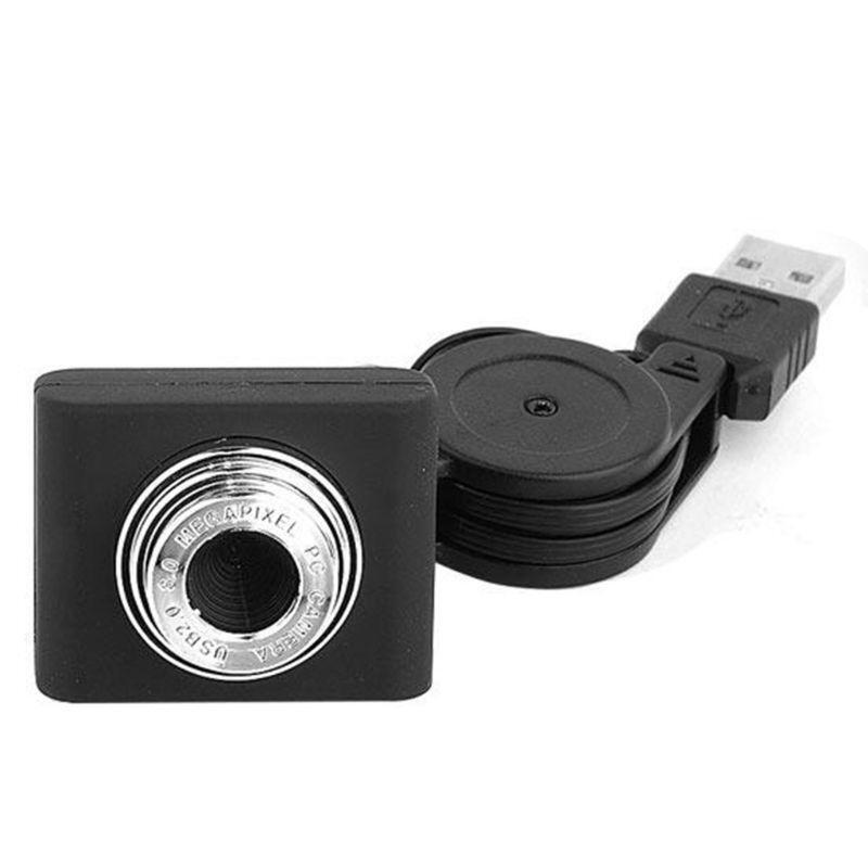 8 Million Pixels Mini Webcam HD Web Computer Camera with Microphone for Desktop
