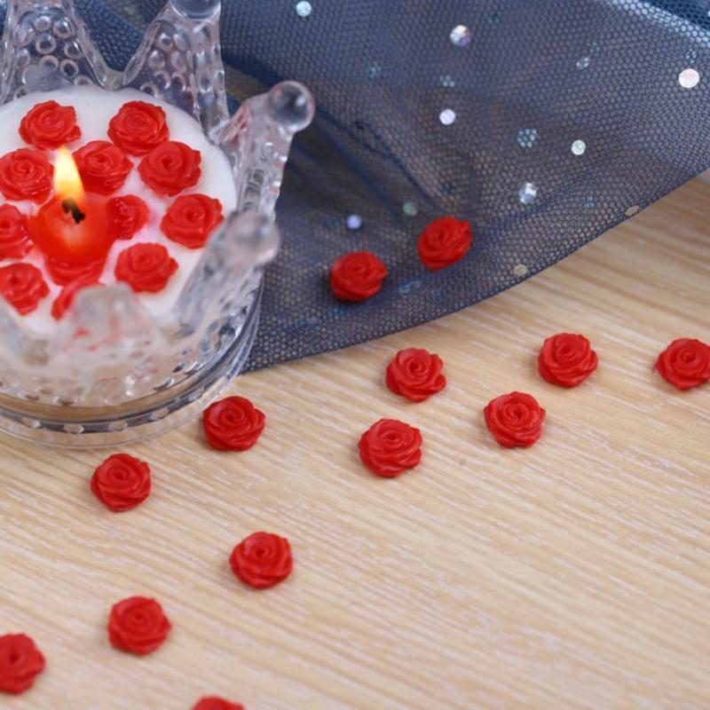 Rose Silicone Mold Small Soap Clay Chocolate Sugarcraft Baking Tool DIY Craft