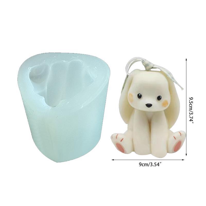 Rabbit Shaped Candle Moulds Silicone Mousse Cake Mold DIY Pastry Decorating Tool