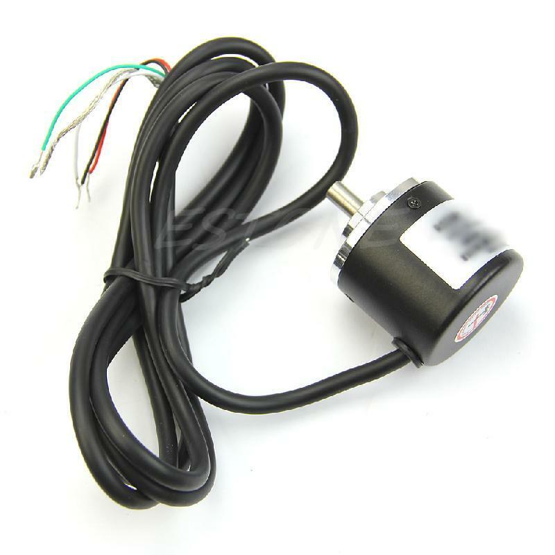 New Encoder 600 P / R 5V-24V Incremental Rotary AB 2 Phase 6mm Shaft + Coupling