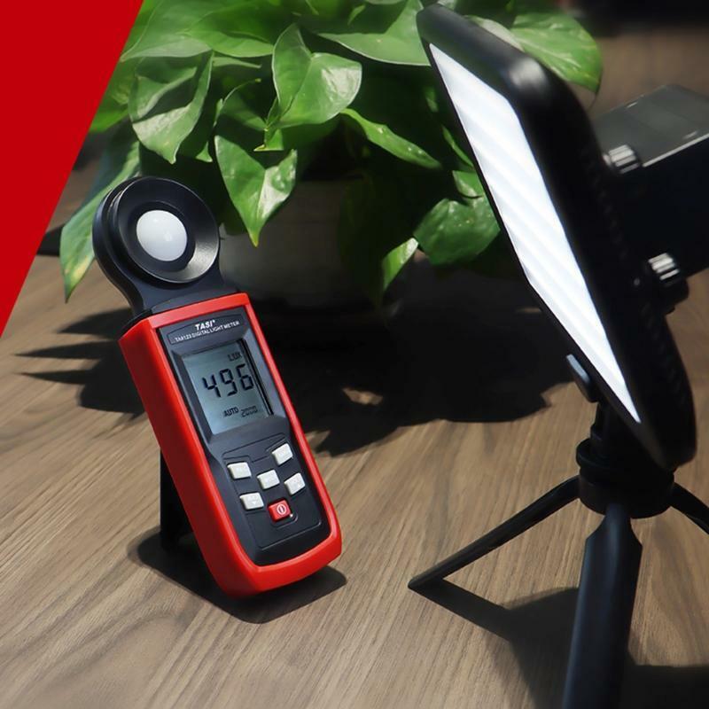 TA8123 200,000 Lux Light Meter Lux/FC Measure Tester Luxmeter 50 Group Data Hold