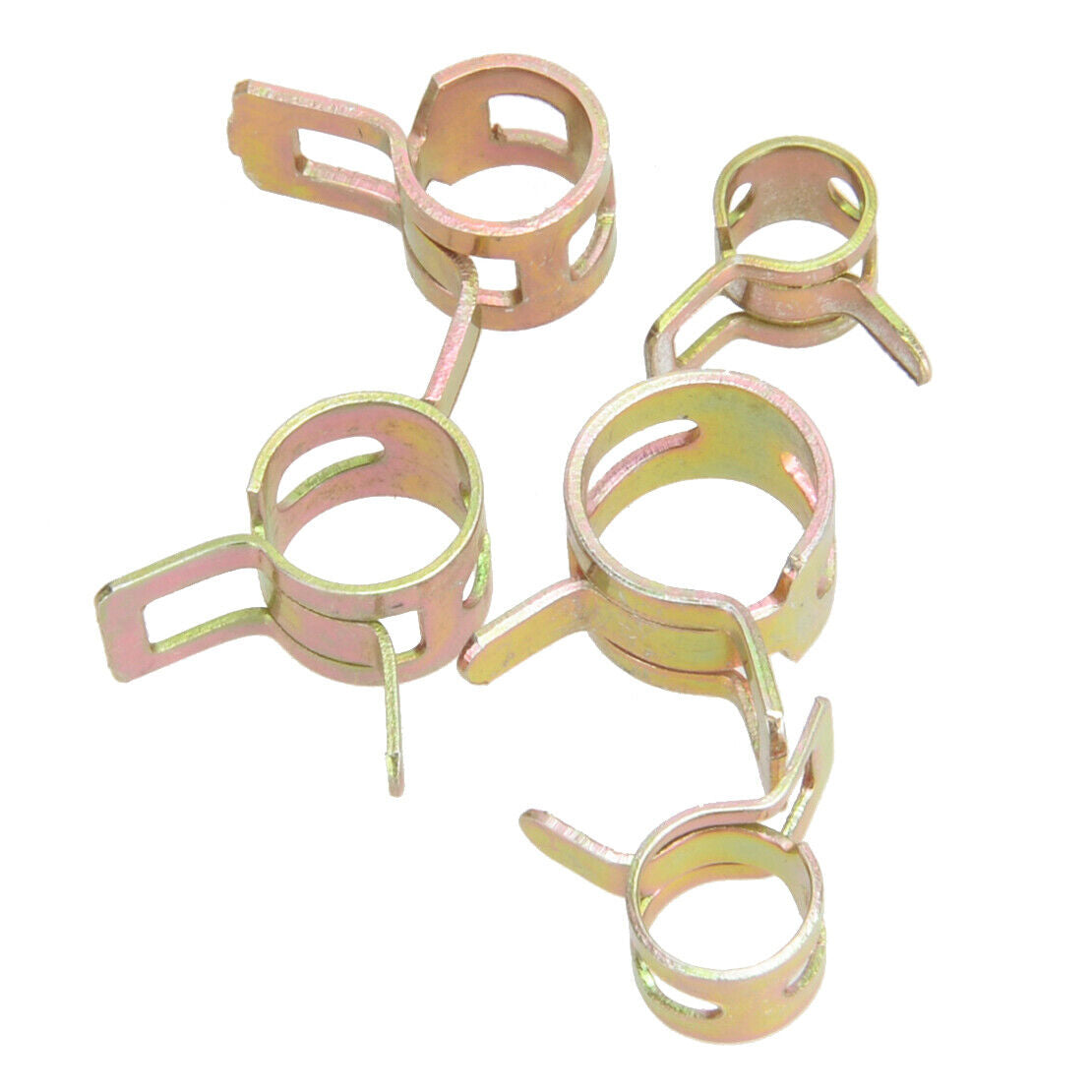 115Pcs Fastener 6-22mm Spring Clip Fuel Water Line Hose Pipe Air Tube Clamps Use