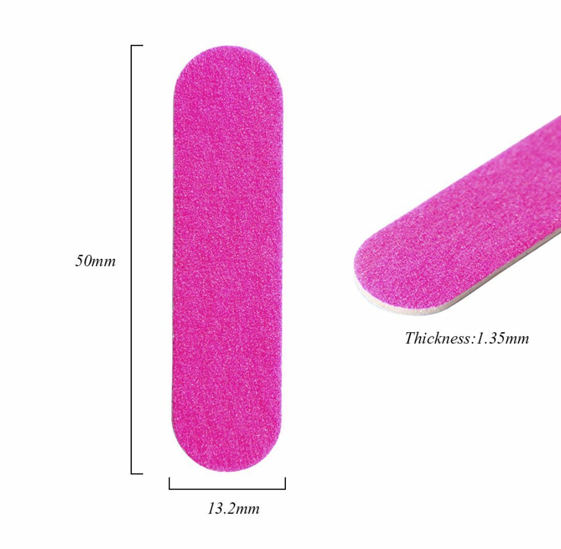 Sets Double-sided Beauty Nail Care Frosted Mini 180/240 Sandpaper Nail Files