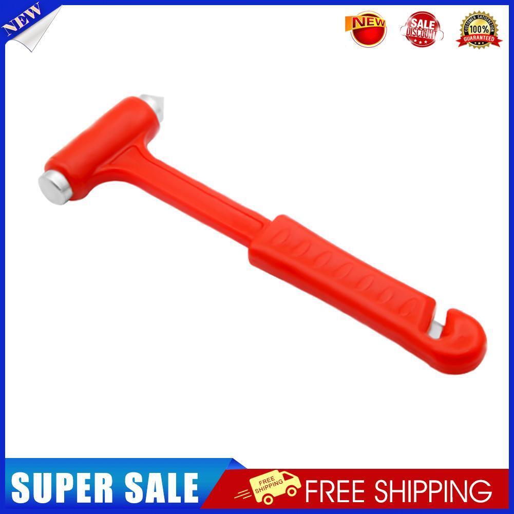 2 in 1 Mini Car Safety Hammer Life Saving Emergency Hammer Seat Belt Cutter