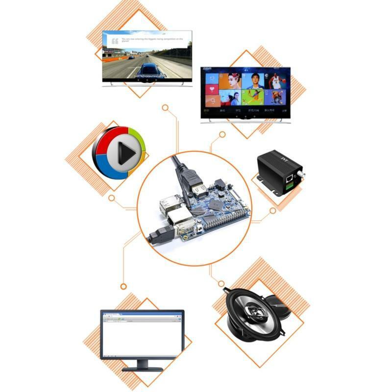 Orange Pi PC Plus 8G EMMC w/ WIFI, AllWinner H3 SoC 100M Ethernet Port/Wifi