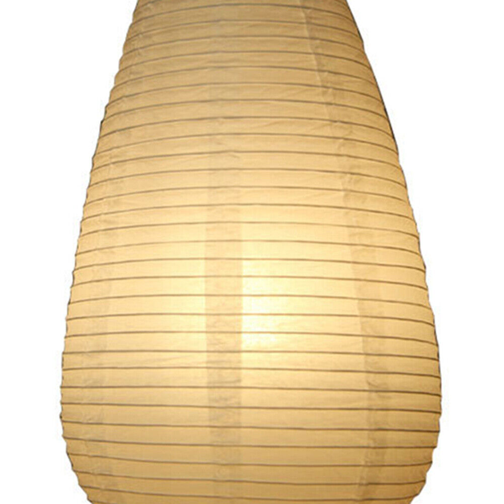Nordic Paper Lantern Table Lamp Living Room Bedroom LED Decor Light (EU)