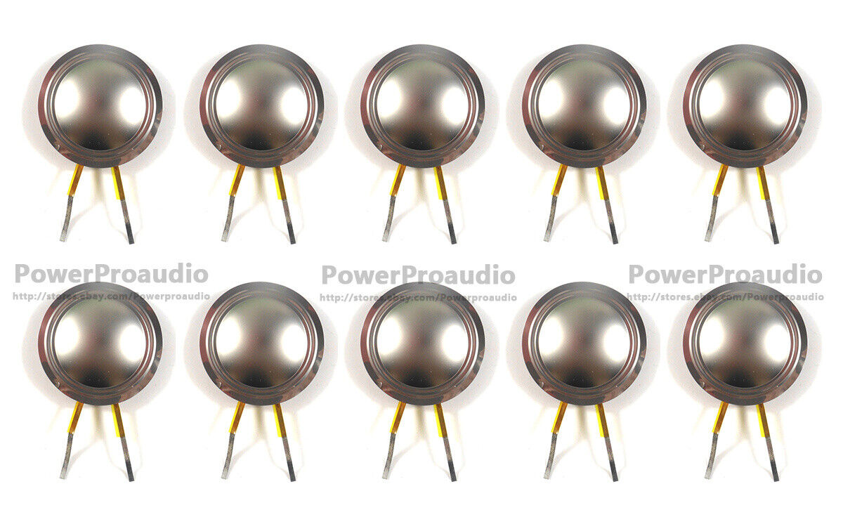 10Pcs Titanium Film 34.5 Core Horn Tweeter Diaphragm Unilateral Outlet KSV