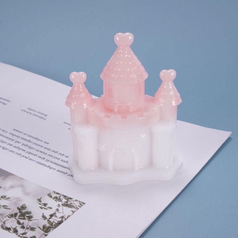 Handmade Castle House Fantasy Decoration Mold DIY Aroma Plaster Silicone Mold