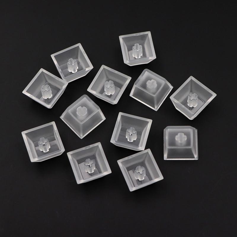 136Pcs Transparent ABS Keycaps Mechanical keyboard Keycaps Matte Backlit Keycaps