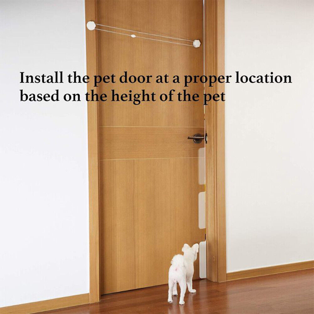 Dog Cat Door Opener Automatical Puppy Kitten ABS Doors Opening Enter Freely