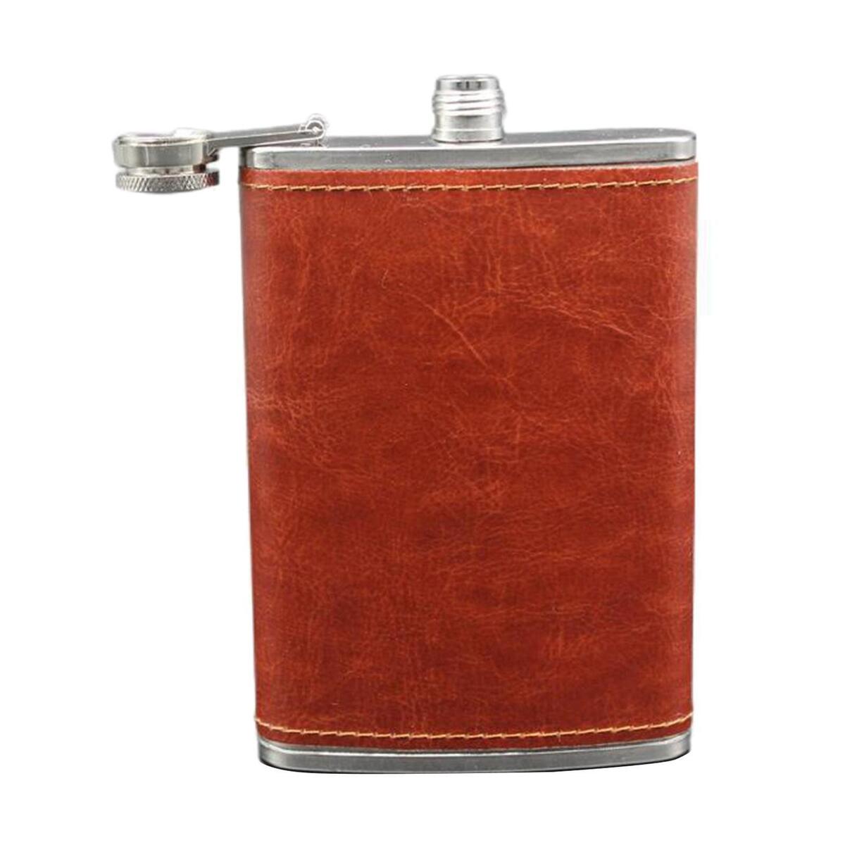 Hip Flask Stylish Sealed Flagon Drinkware for Hiking Wedding Party Spirits