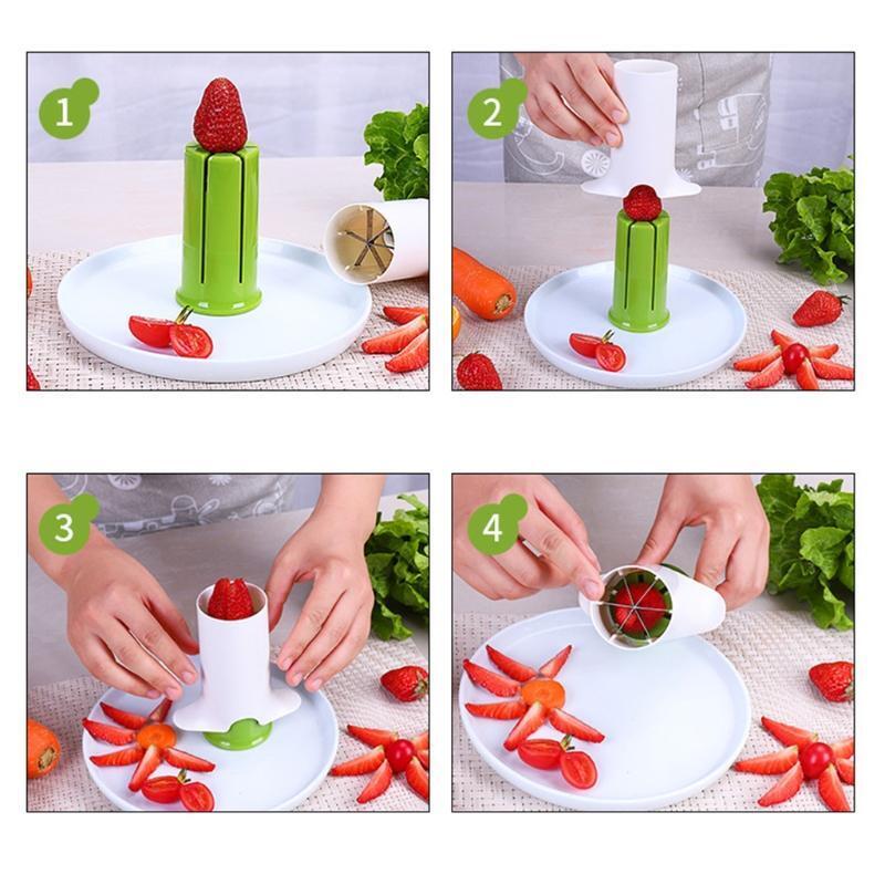 Cucumber Slicer, Strawberry Slicer, Grape Slicer, Carrot Cutter, Potato Cutter,