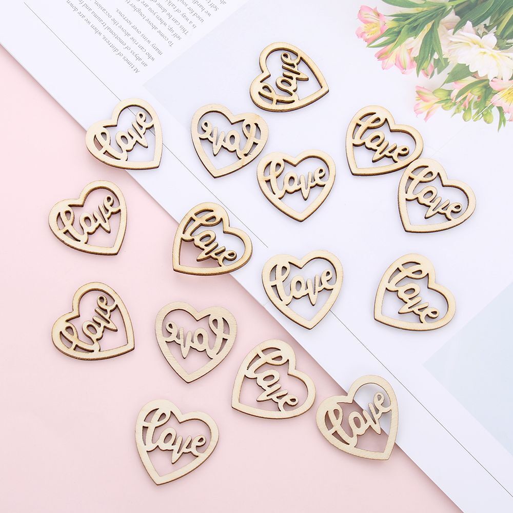 Home Decoration Hanging Ornaments Wedding Pendant Wooden Slice Wood DIY Crafts