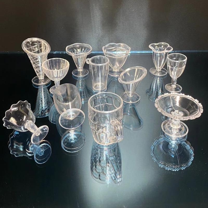 12Pcs/set Hand-made Food Play Mug Beer Mug Milk Tea Mug Cola Mug Mini Cups