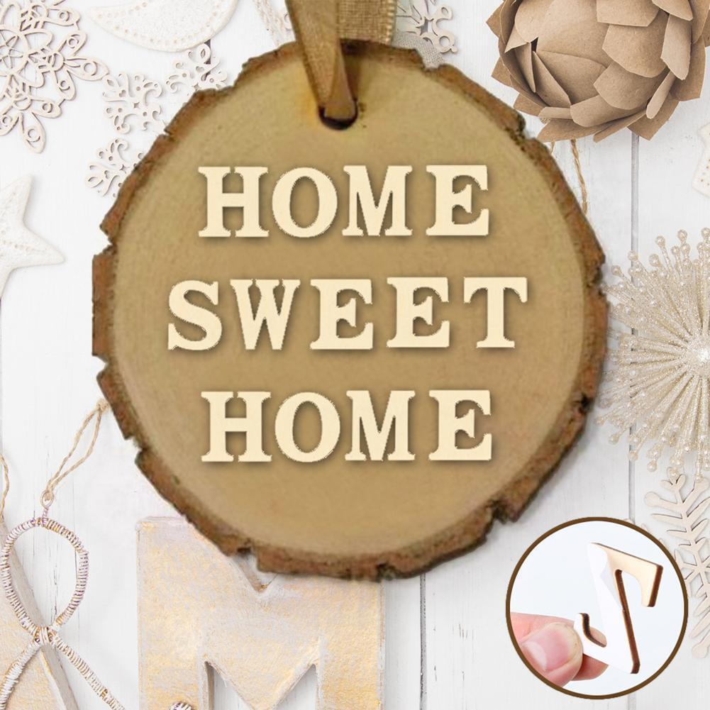 Wooden Letters Alphabet for DIY Scrapbooking Art Craft Scatter Home Decor