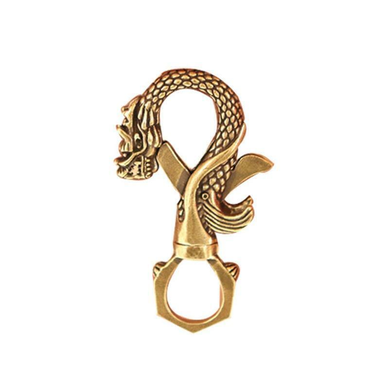 Personality Creative Brass Key Hook Anti Corrosion Rustproof Exquisite Keychain