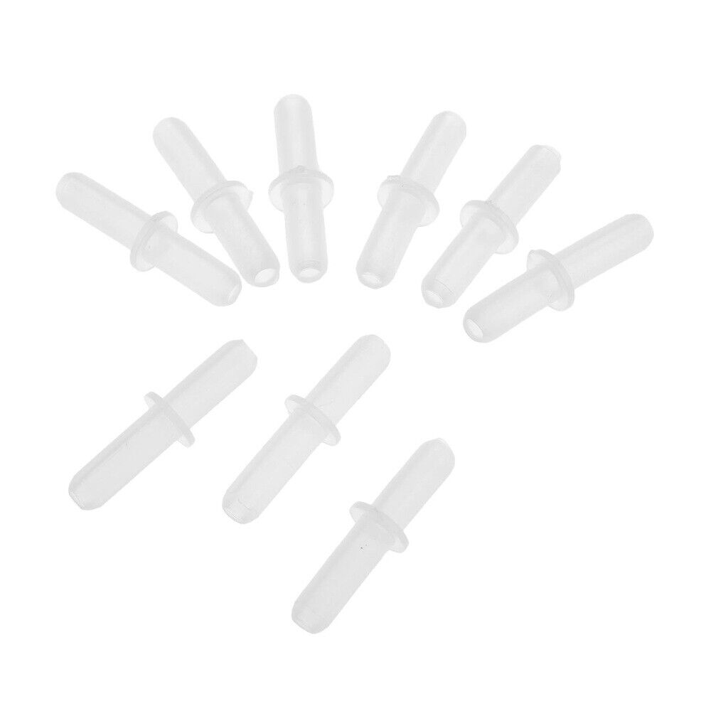 100XStraight Plastic Air Line Tubing Joint Connectors Aquarium Fish Tank 2-Way