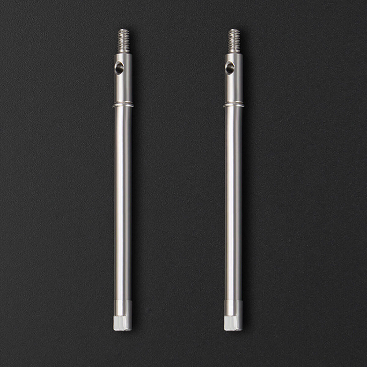 For KYX Axial SCX24 90081 1/10 RC Car Stainless Steel Rear Axle Shaft Upgrade