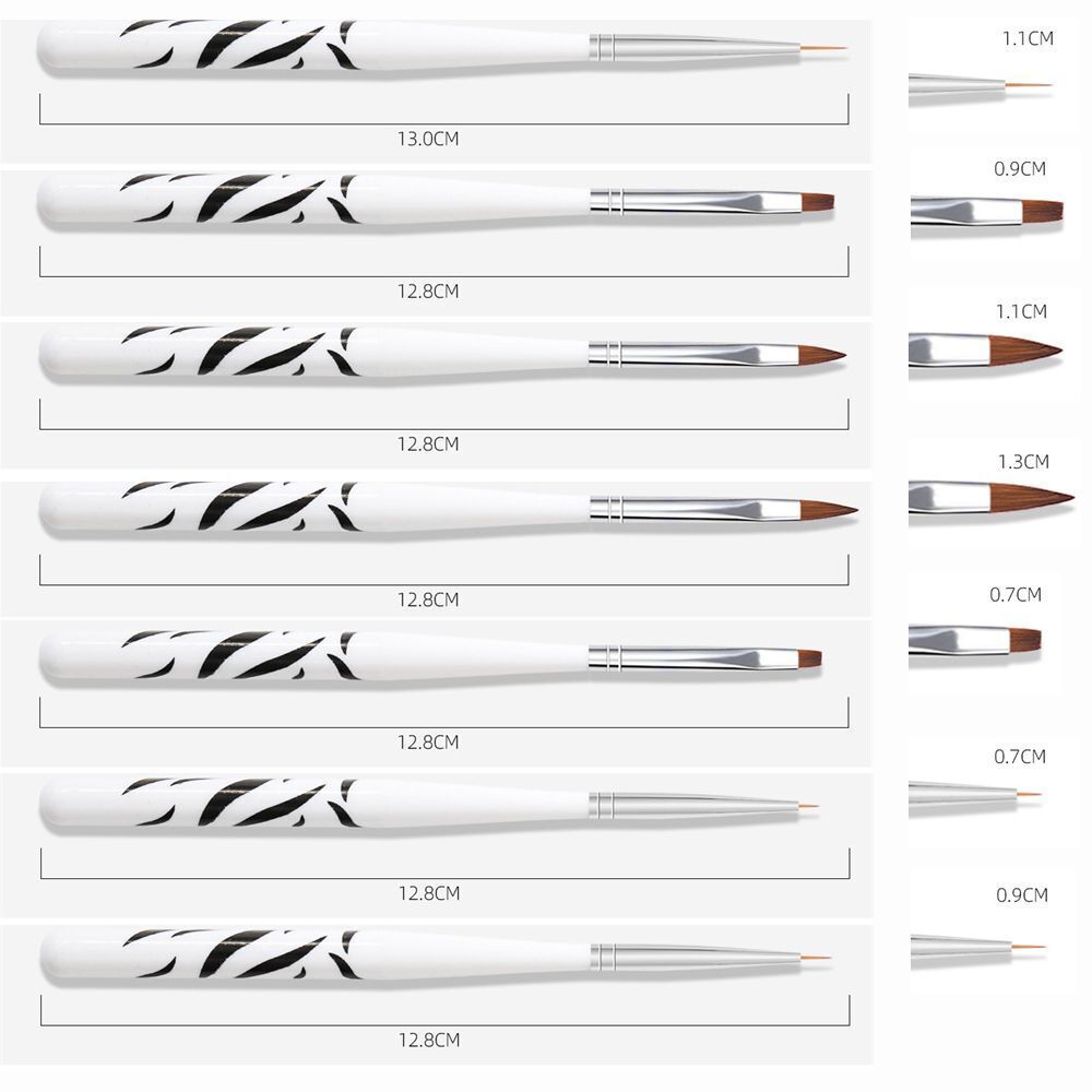 Extension Pen Carving Gel Brush Nail Art Brushes Drawing Pen Manicure Gel Brush
