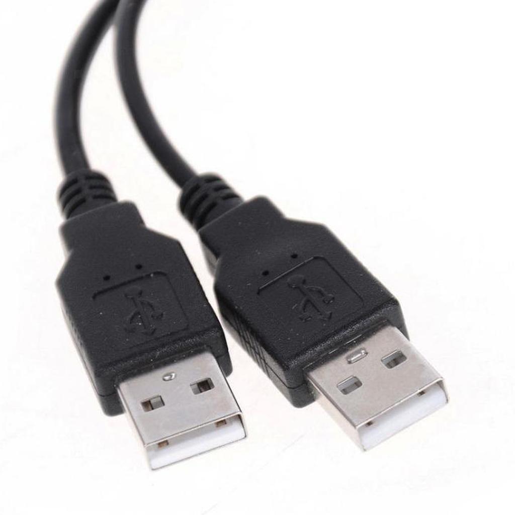 USB 2.0 socket to two USB male splitter hub charger data cables