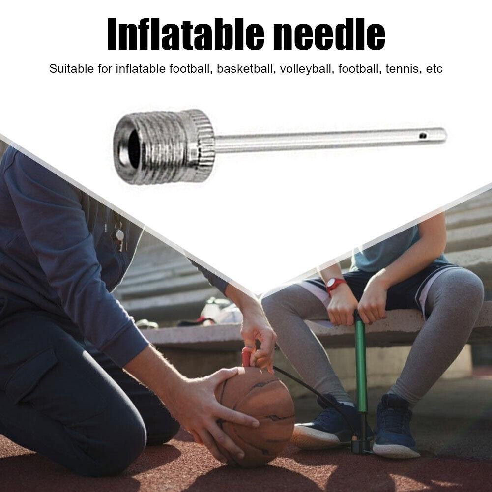 3x Sports Ball Pump Needle Football Basketball Inflatable Air Valve Adaptor