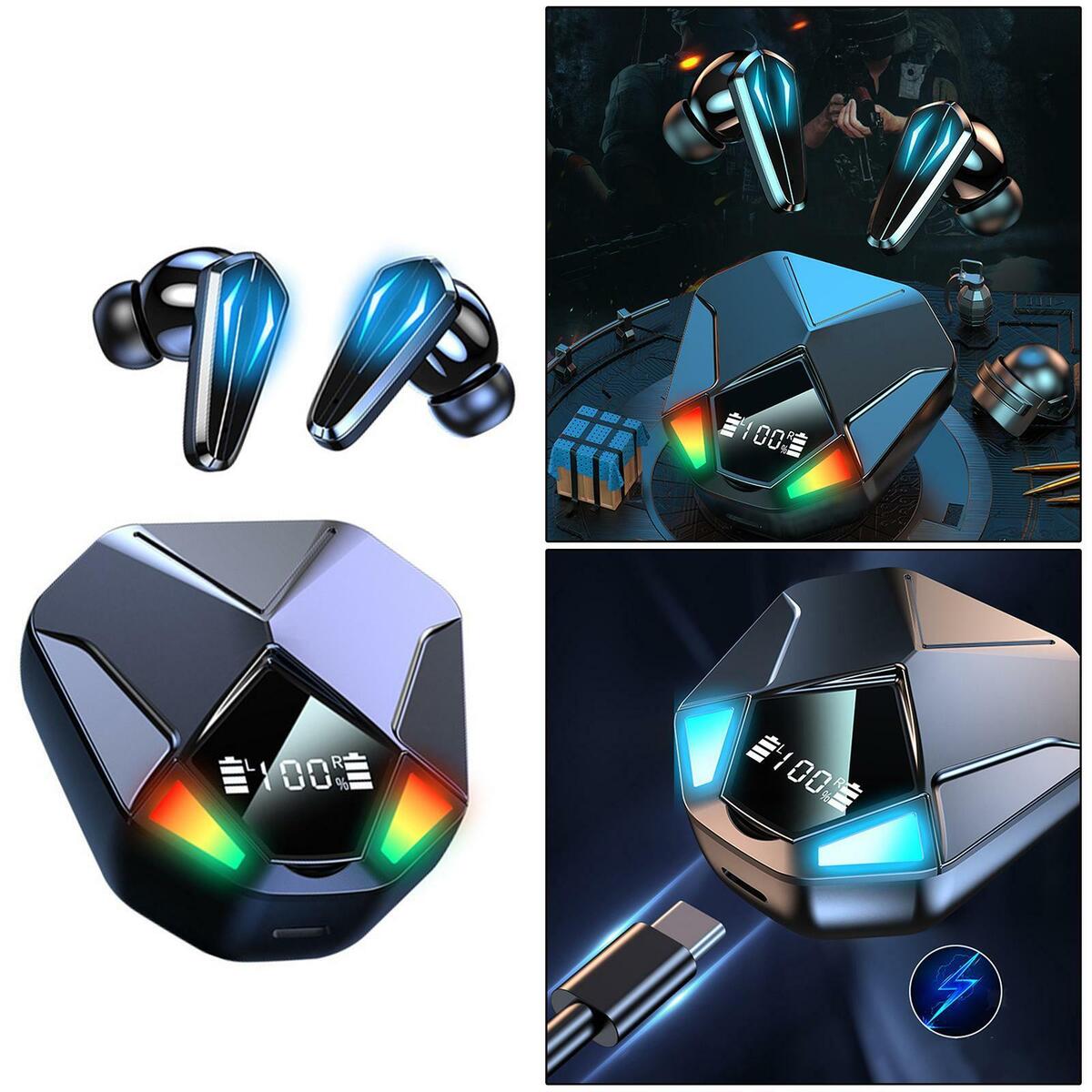 5.1 Stereo Gaming earplugs  Light for Running Sport