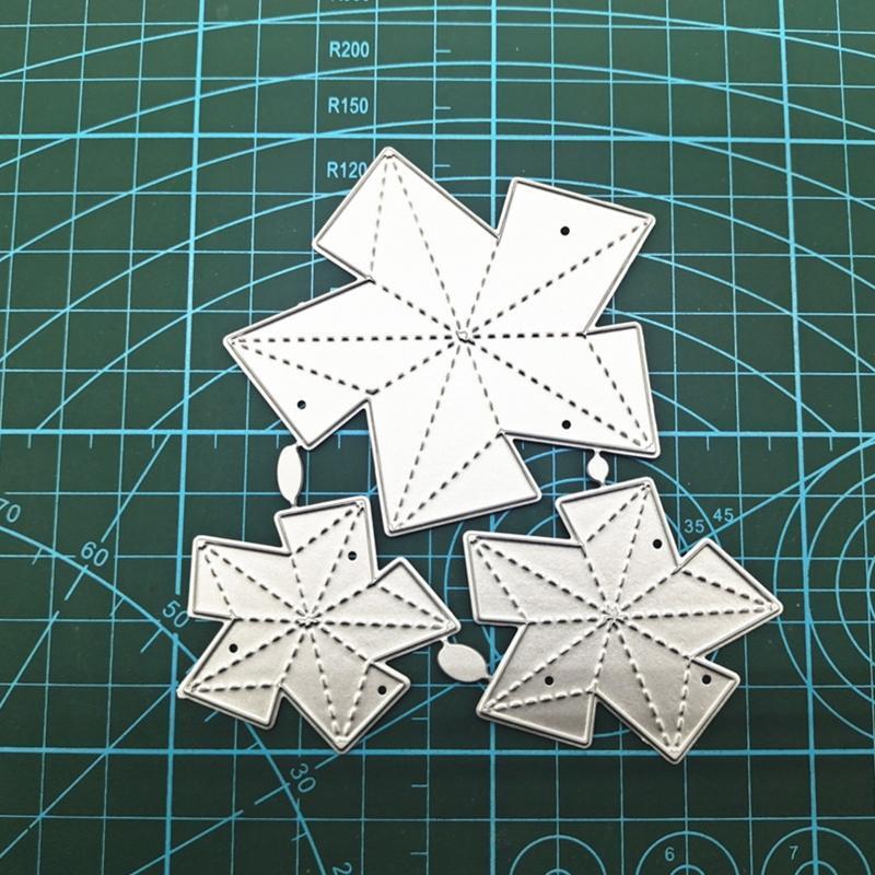 Windmill Metal Cutting Dies Stencil Scrapbooking DIY Album Stamp Paper Card