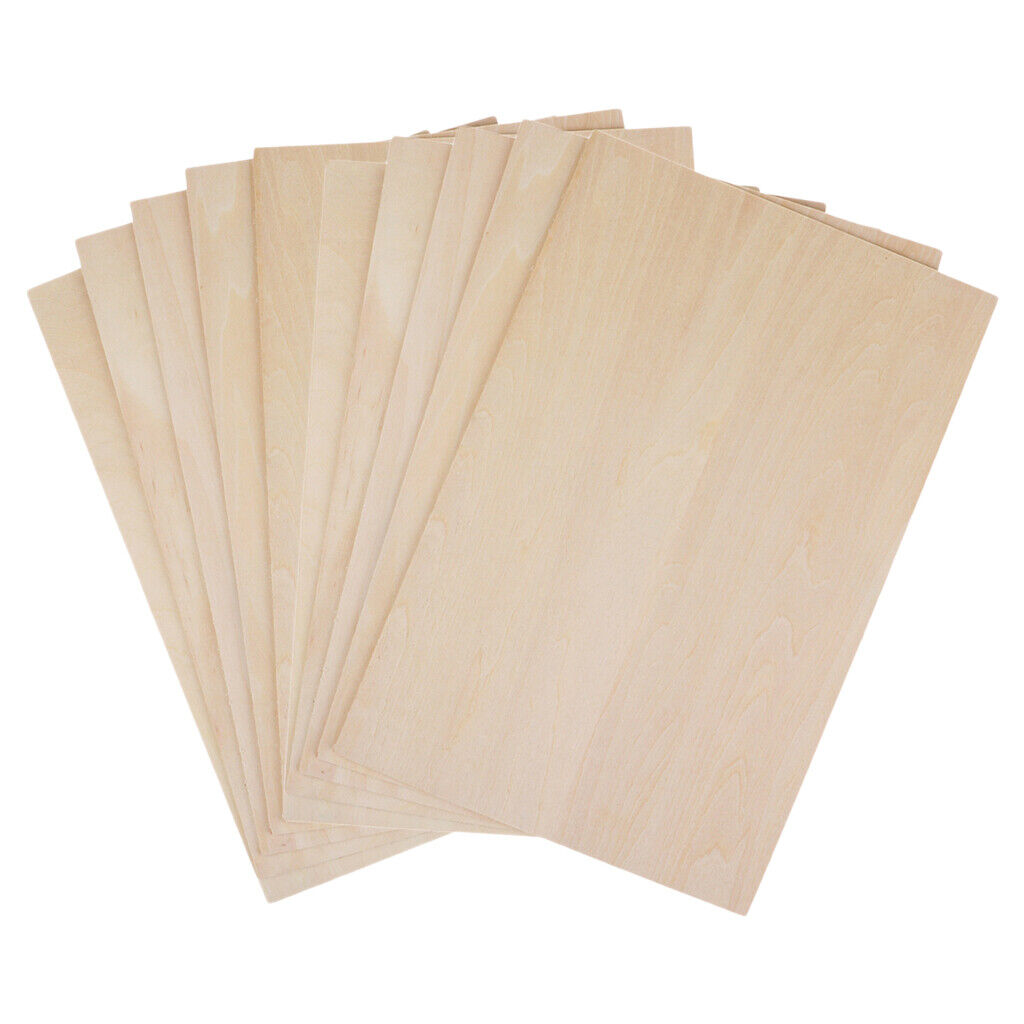 20Pcs Plain Balsa  Board Lumber for DIY  Ship Table  Supplies