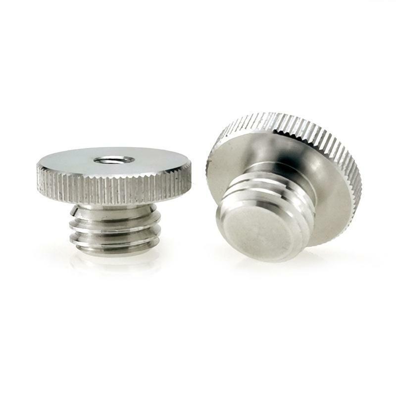 1 Pcs Screw Adapter Aluminum Alloy 1/4" Female to 5/8" Male Screw Adapter Conver