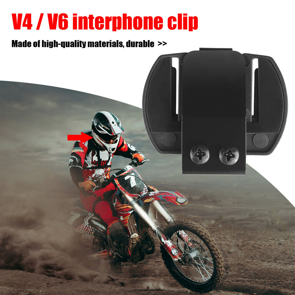 Helmet Speaker Headset Clip Bluetooth-compatible Intercom Bracket for V4 V6