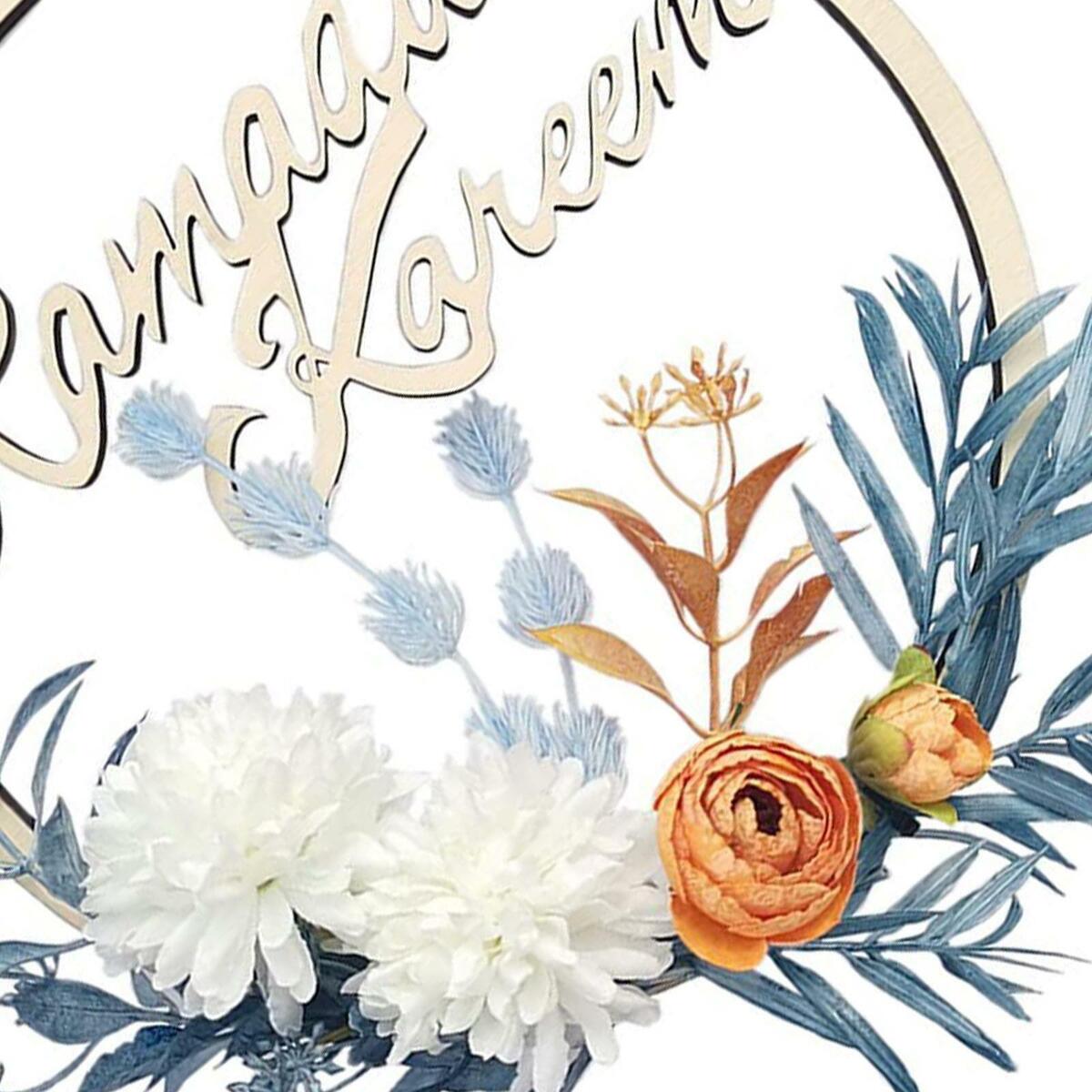 Eid Ramadan Wreaths  Signs Decorative for Celebration Window Farmhouse