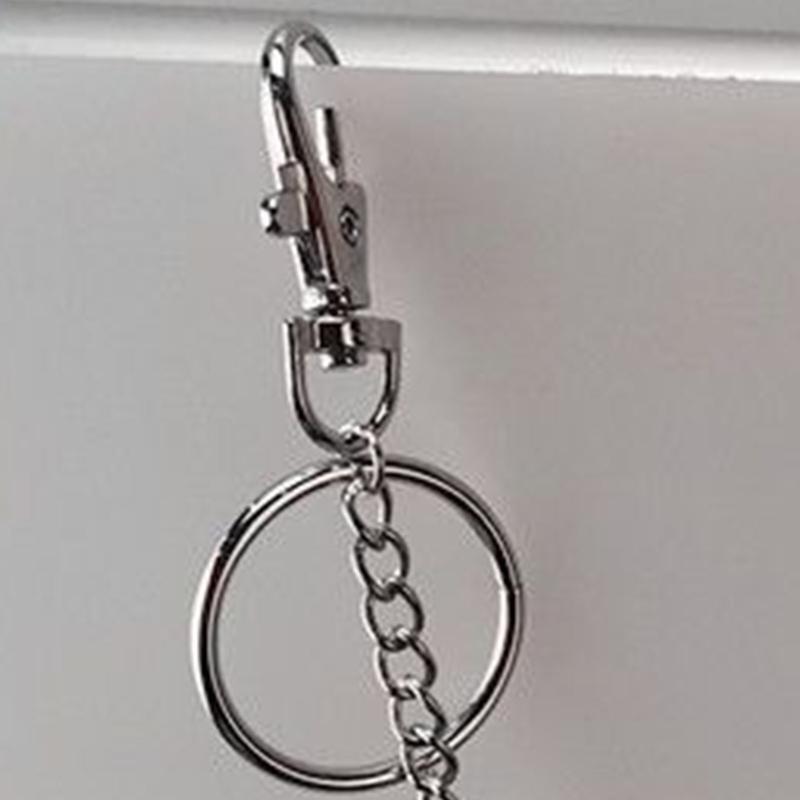 6 Pieces Pendant Pant Chain Women Multi Layer Street Metal Trousers Key Chain