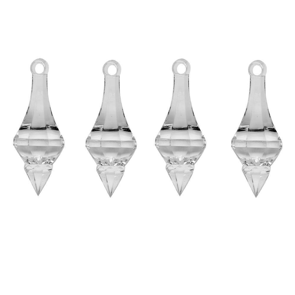 20pcs Acrylic Crystal Beads Hanging Pendant Chandelier Wedding Party Decor