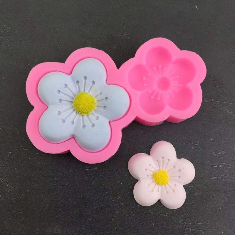 Cake Chocolate Baking Moulds Plum Shapes Perfect Gifts for Children Baking Lover