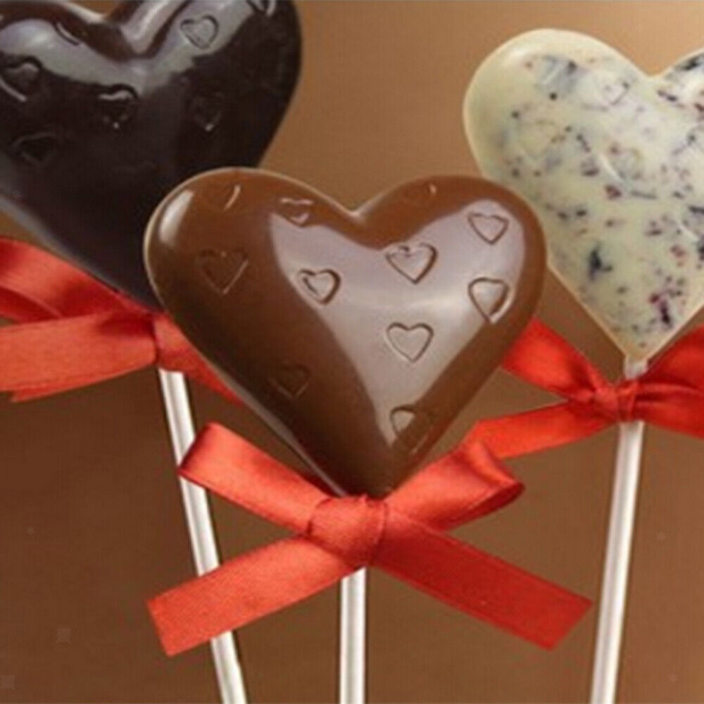 100x Paper Lollipop Sticks Oven Safe for Cake Top Lollies Moulds Crafts 10cm