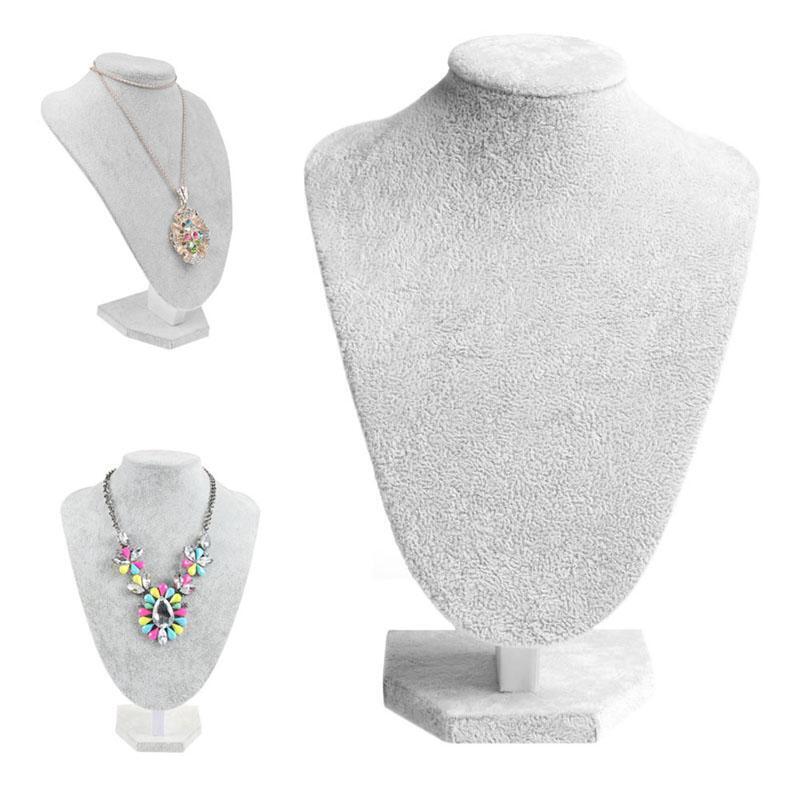 Fashion Jewelry Necklace Chain Display Bust Stand Tower Rack for Home Bedroom