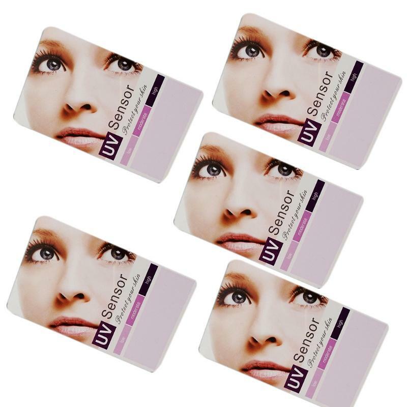 Reptile Terrarium UVB Test Card UV Light Lamp Life Tests Paper 10 Pieces PP