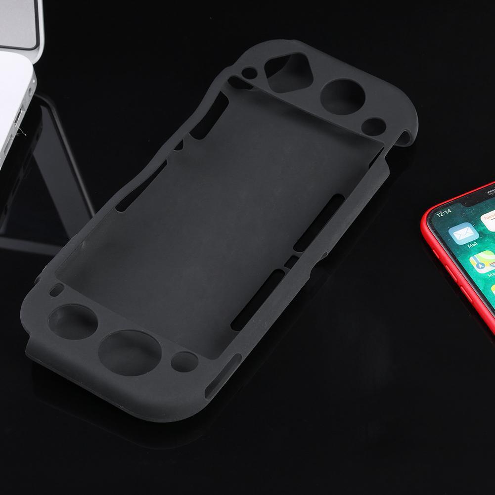 Non-slip Soft Silicone Case Shell Fit for Nintend Switch Lite (Black)