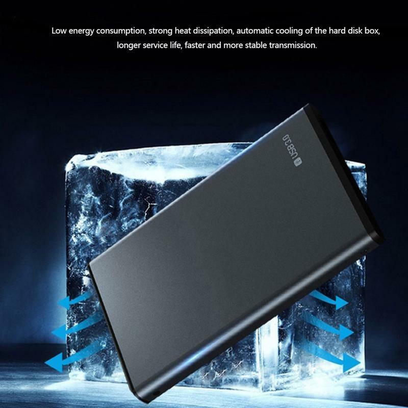 External Hard Drive Enclosure for 2.5 Inch Sata SSD HDD USB 3.0 to Sata III Case