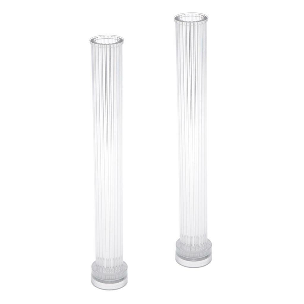 2pcs Long Plastic Candle Making Mold DIY Candle Shaping Mould Handcrafted