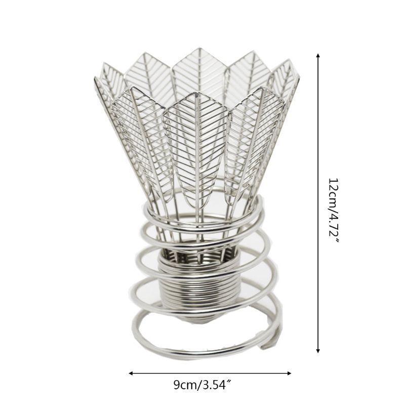 Desktop Badminton Pencil Holder Pen Makeup Brush Storage Multifunctional Office