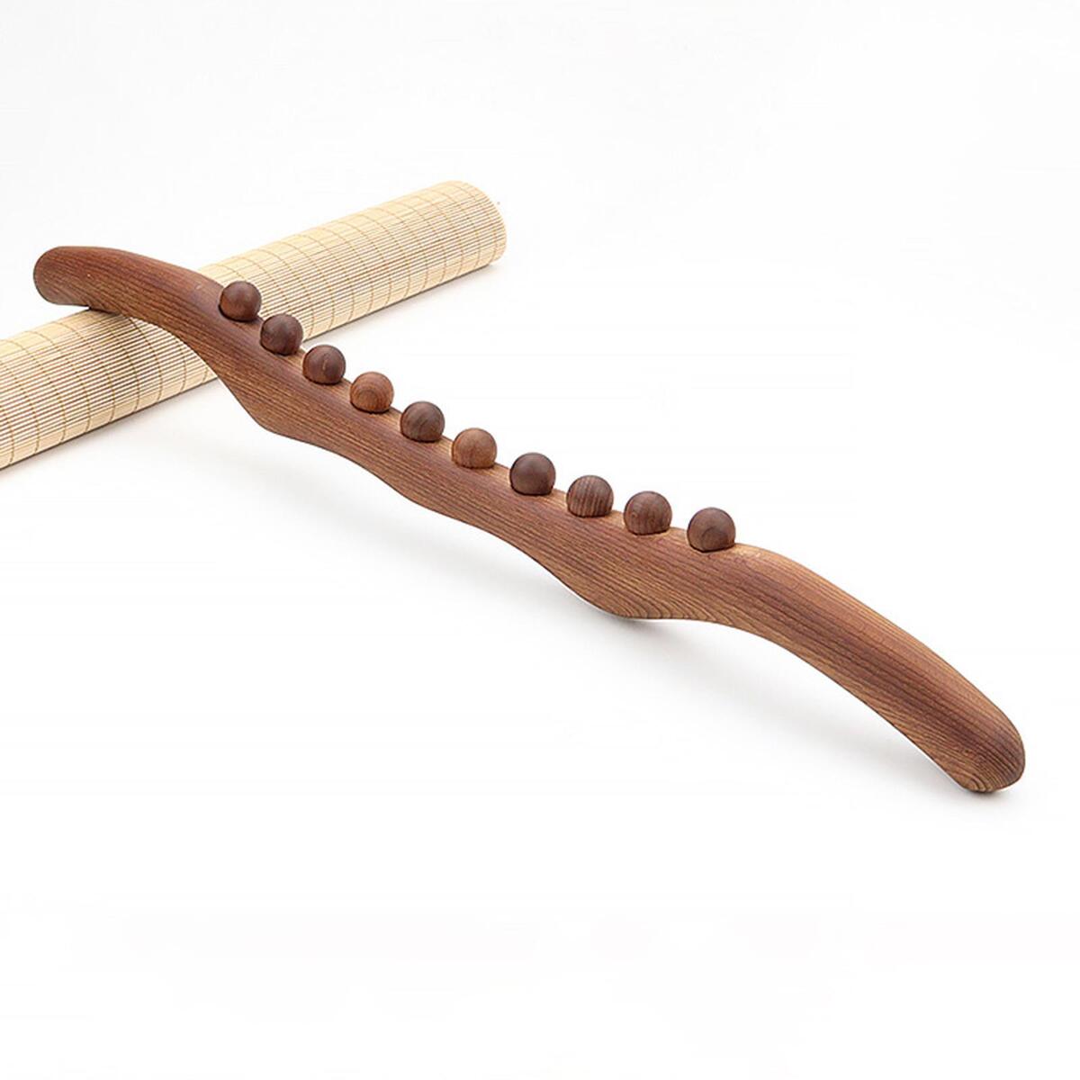 Wood Massage Stick Muscle Relaxation Point Treatment for Shoulder Neck
