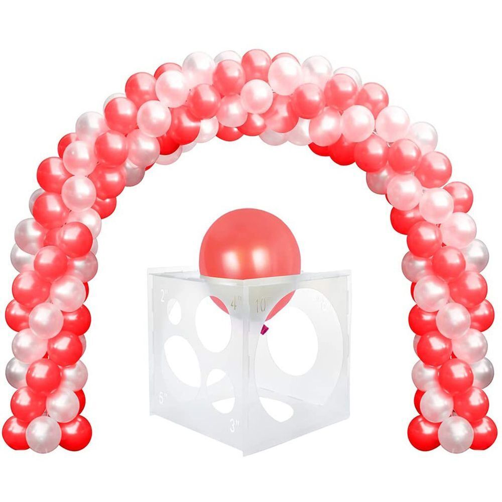 Supplies Birthday Measurement Tool Balloon Decor Balloon Sizer Box Square Case