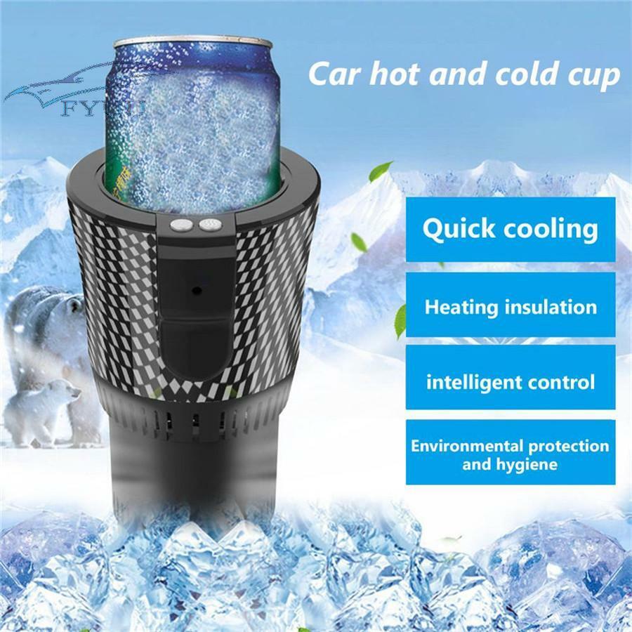 1x 36W 2-in-1 Car Cooler Warmer Water Coffee Beverage Milk Warmer Heater Cooler