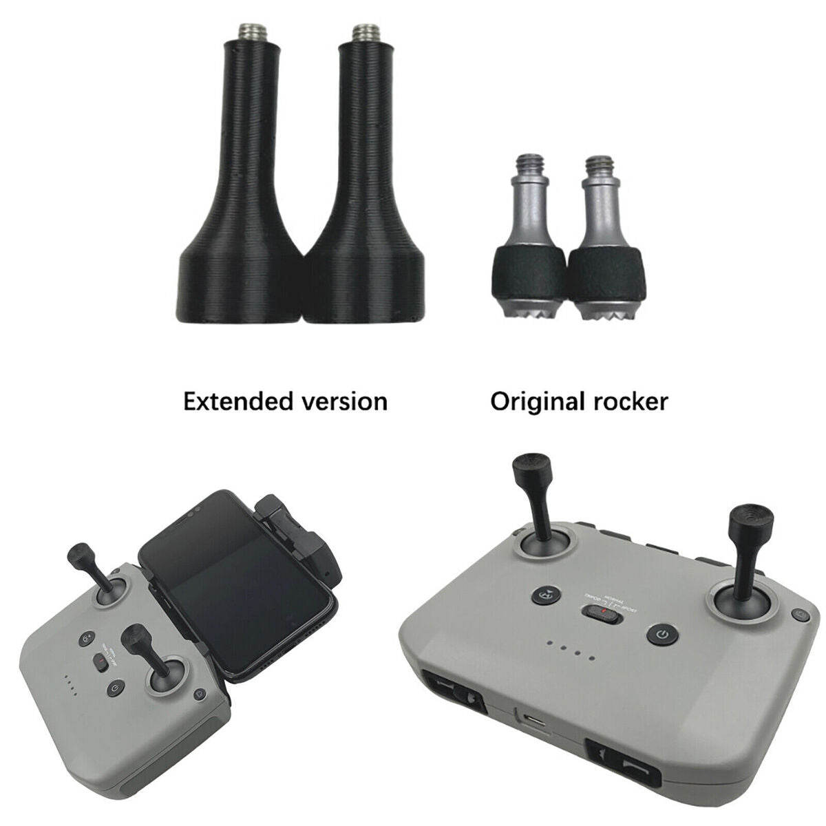 For DJI Mavic Mini 2 / Air 2 Remote Control Extended Thumb Stick Rocker Joystick