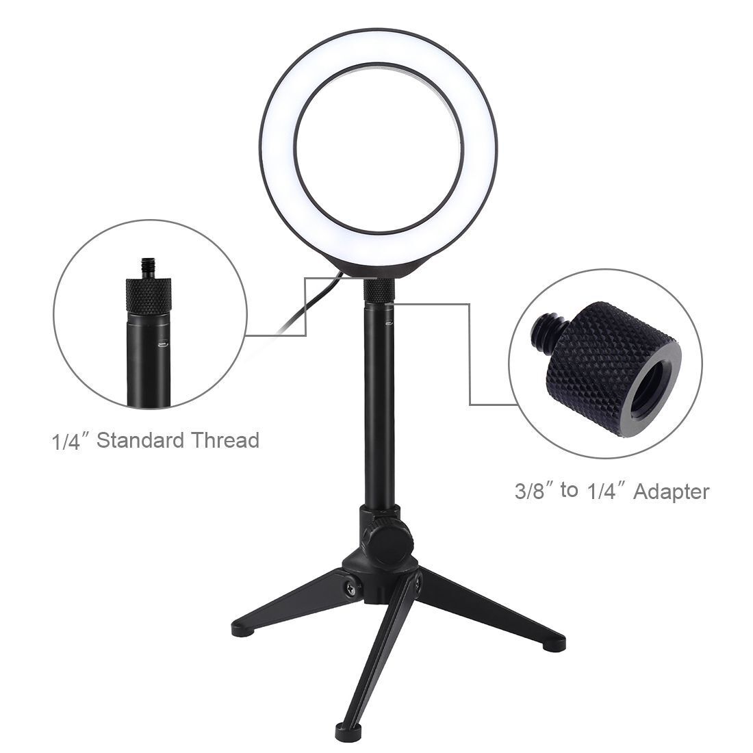 Ring Light Video Light Tripod Stand Holder Fill Light For YouTube Tik Tok