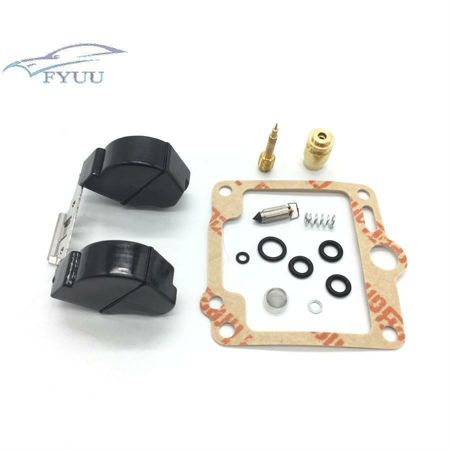 4 Sets Carburetor Carb Rebuild Repair Kit & Float for Yamaha FJ1200 1988-1992